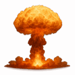 Logo - Mushroom cloud from a nuclear detonation