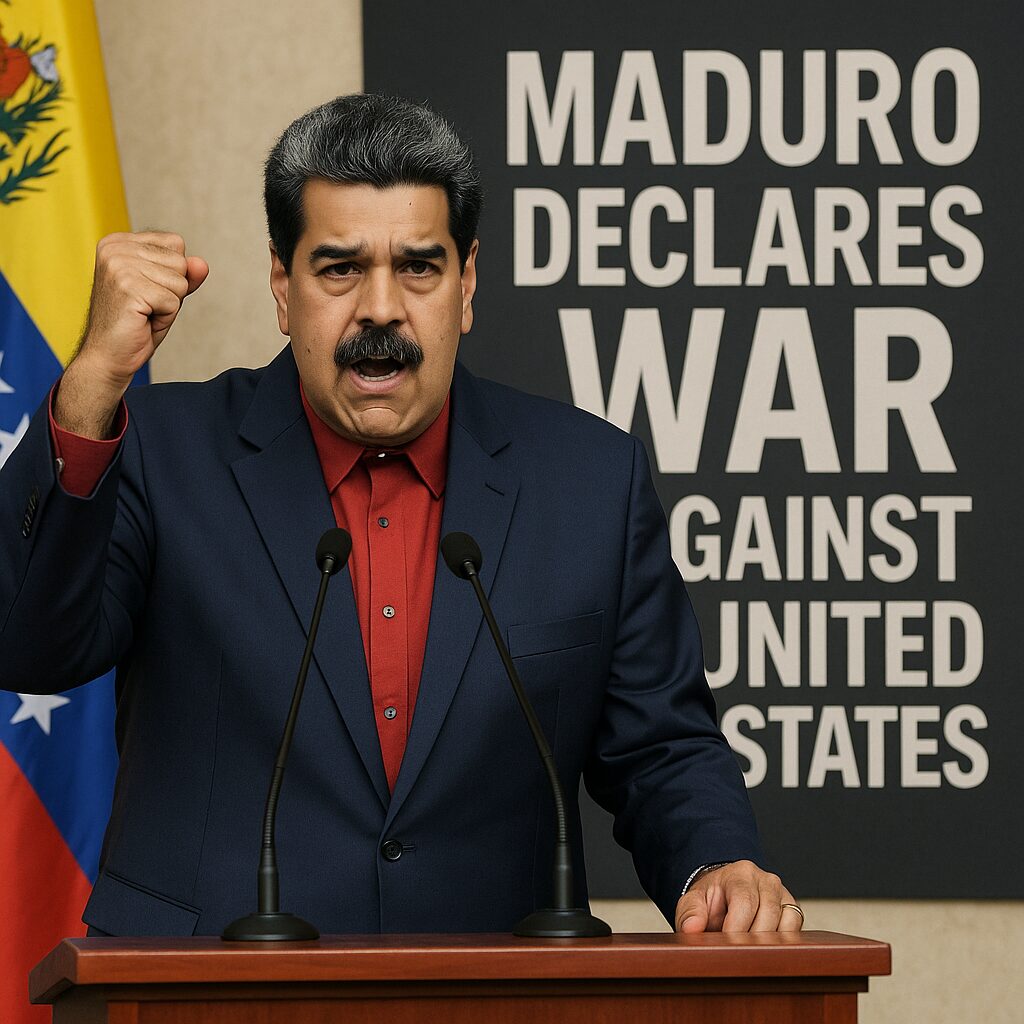 Maduro declares almost-war with the United States, prior to the most recent American attack against shipping.